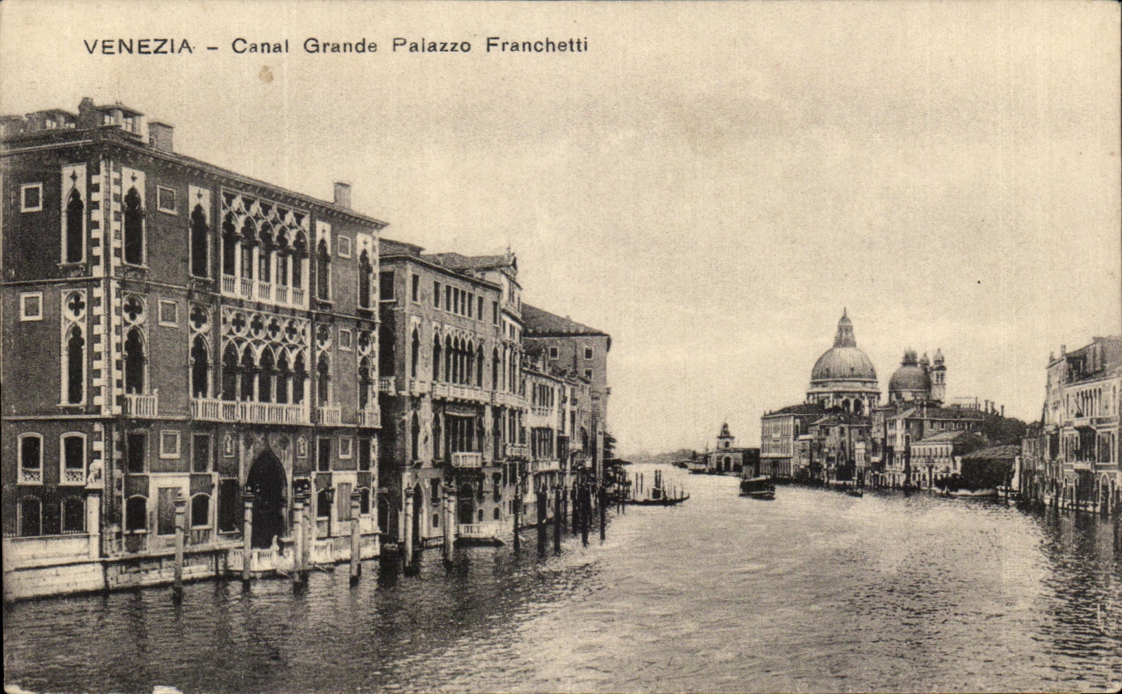 CPA Venezia Canal Grande Palazzo Franchetti