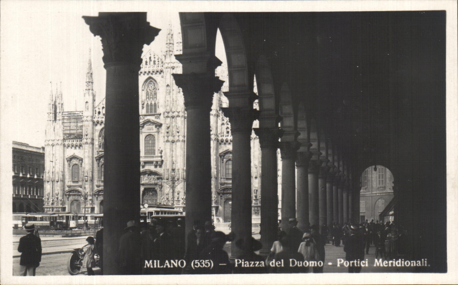 CPA Milano Piazza del Duomo Portici Meridionali