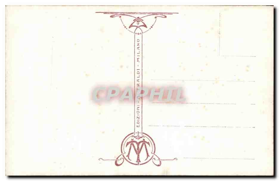 CPA Milano Porta del Duomo  — Verso