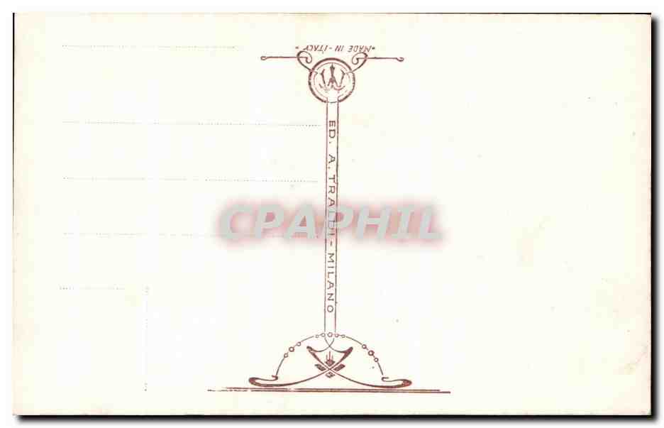 CPA Milano Castello — Verso