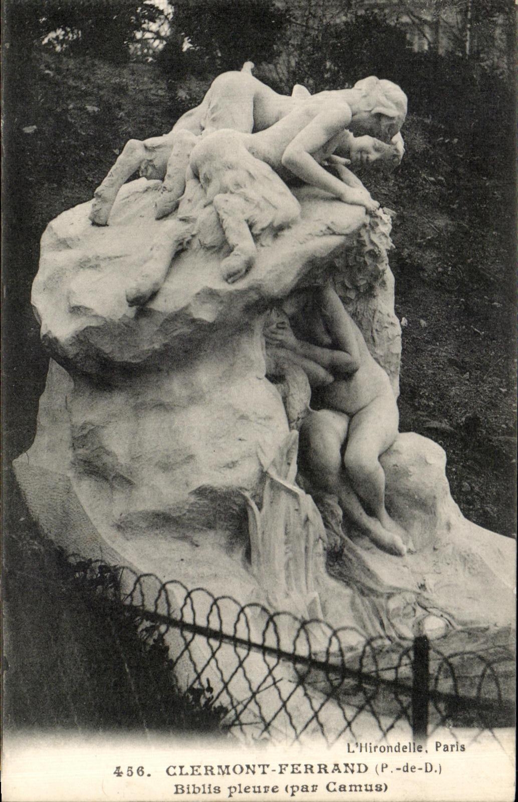CPA Clermont Ferrand Biblis Pleure par Camus 