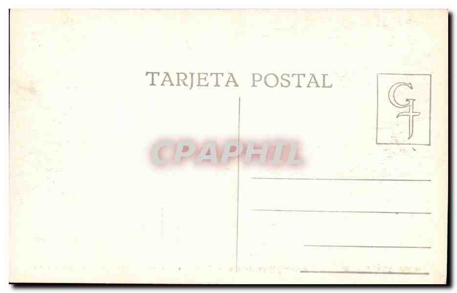 CPA Montserrat Claustro Gotico Detalle Detall Del Claustre Gotic — Back