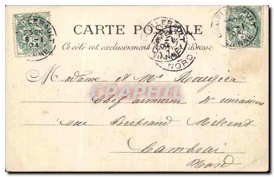 CPA Paris Le Louvre et la Carrousel — Rückseite