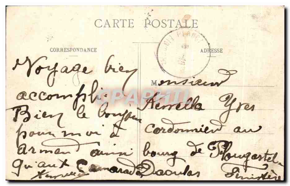 CPA Paris L'Avenue de I'Opera — Verso