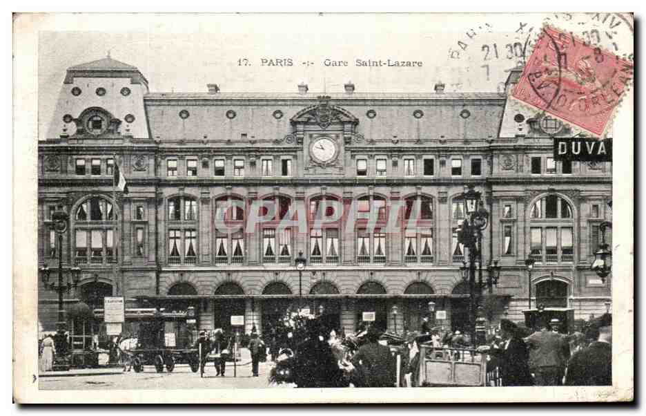 CPA Paris Gare Saint Lazare