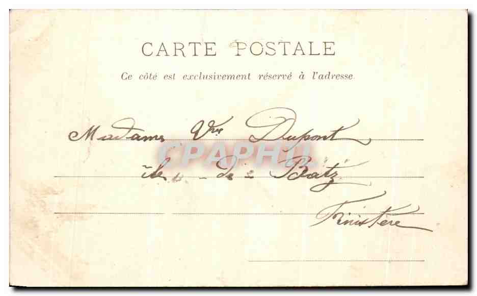 CPA Les Pyrenees Illustrees Lourdes Le Chateau Fort vue prise de la Vieille Tour — Verso