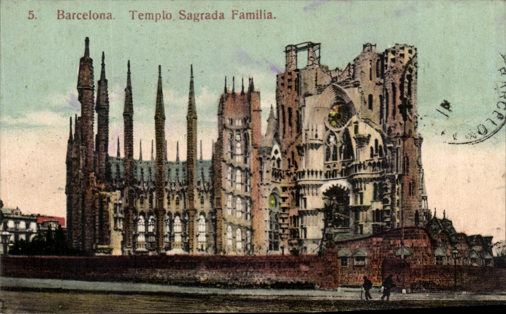 CPA Barcelona Templo Sagrada Familia