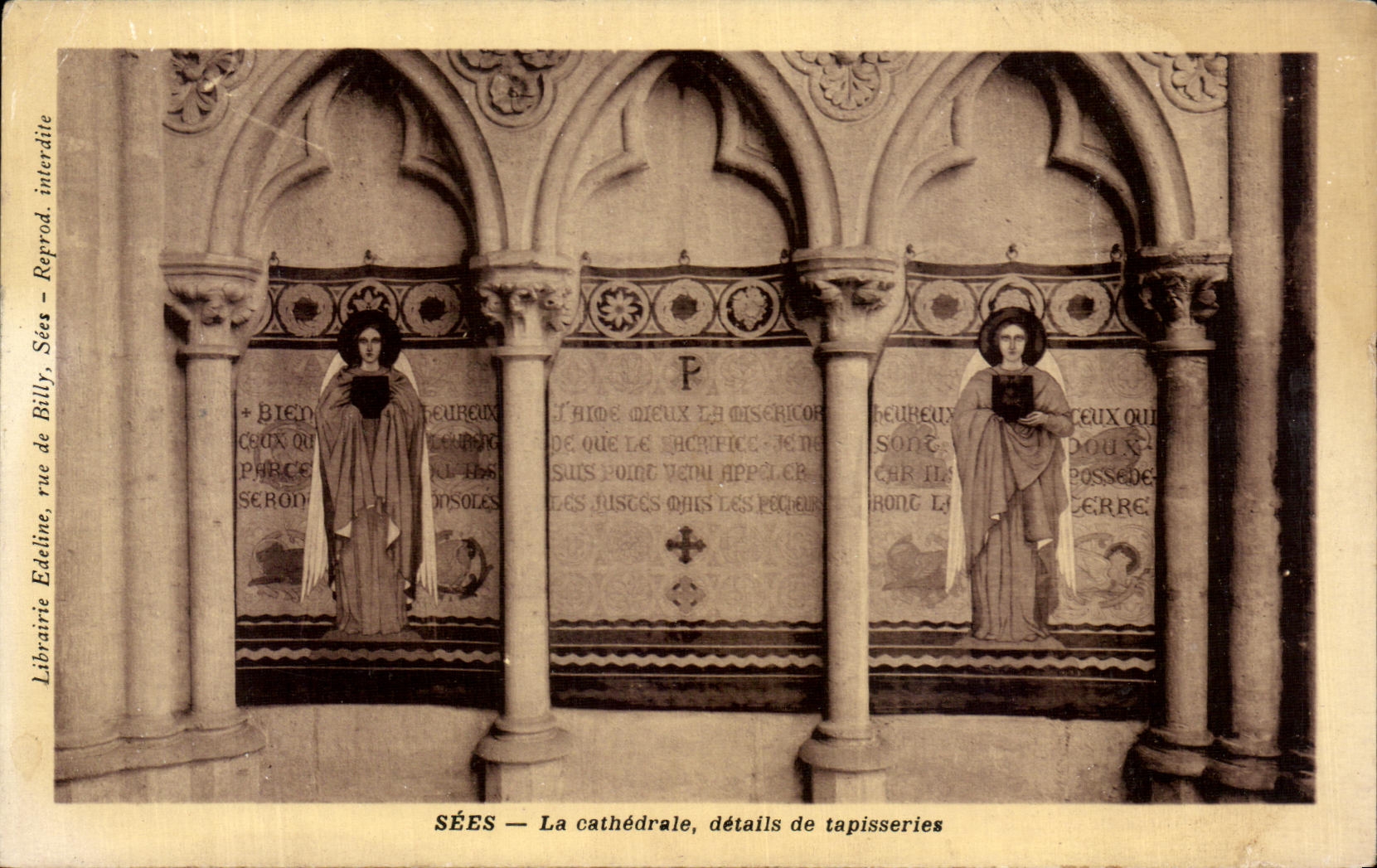 CPA Sees La Cathedrale Details de tapisseries