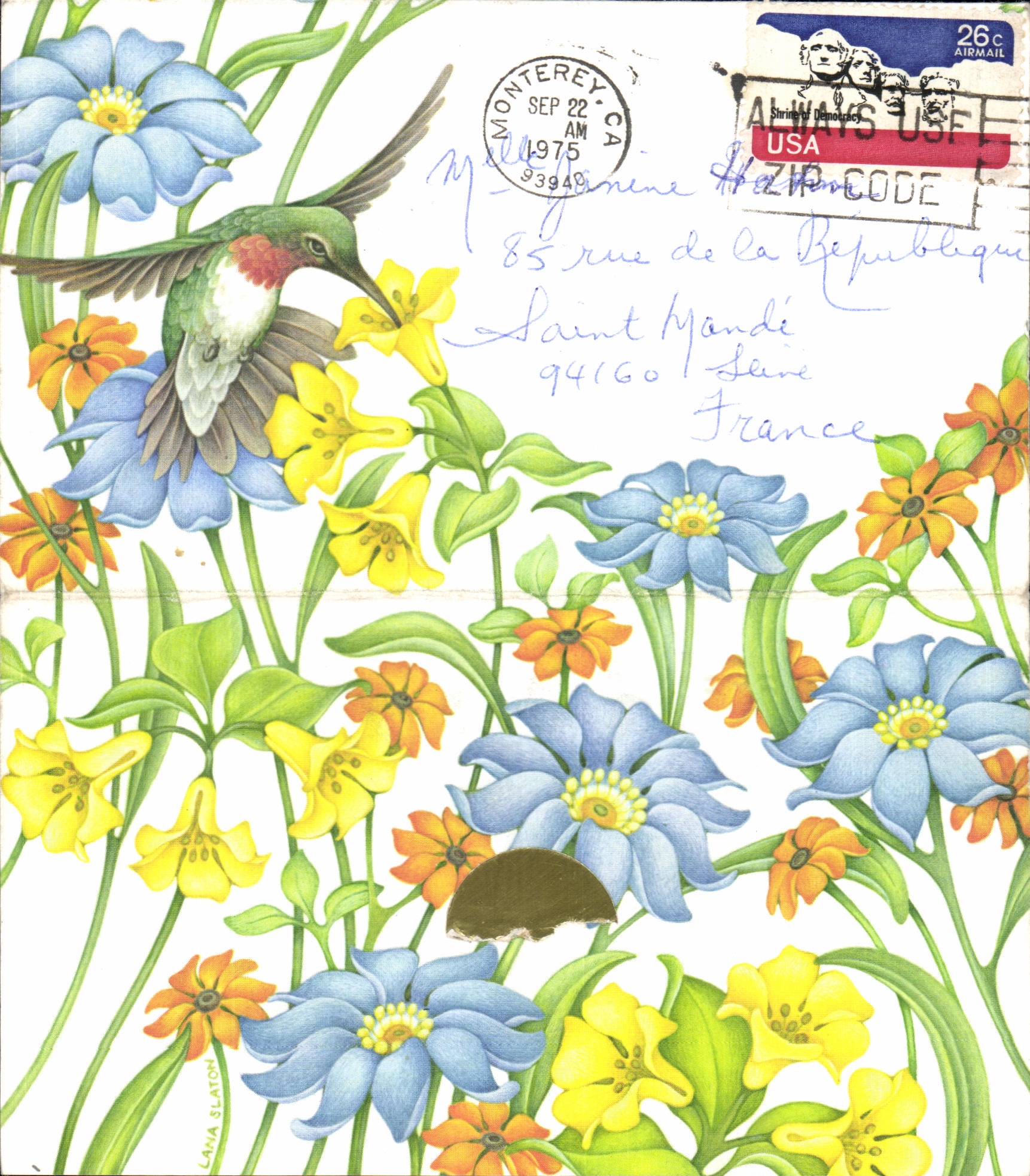 CPM Fantaisie oiseau