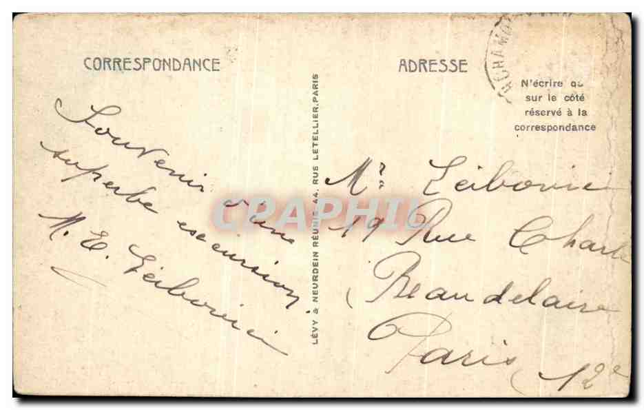 CPA Chamonix Le Lac de Gailland et le Mont Blanc — Reverso