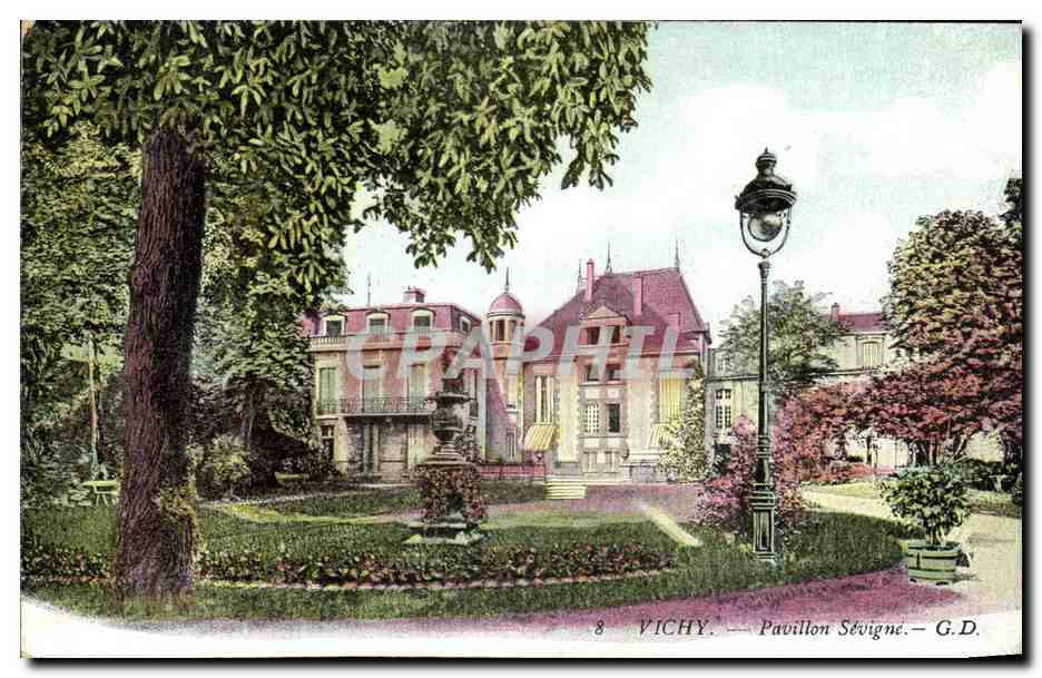 CPA Vichy Pavillon Sevigne