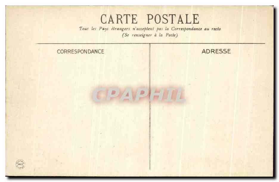 CPA Vichy Pavillon Sevigne — Verso