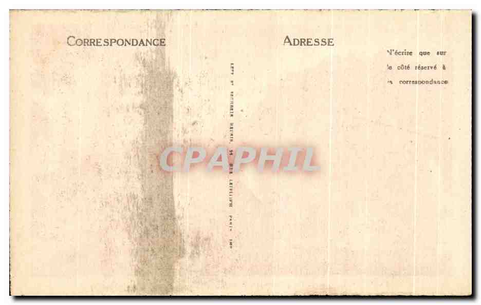 CPA Lourdes Benediction Des Malades — Verso