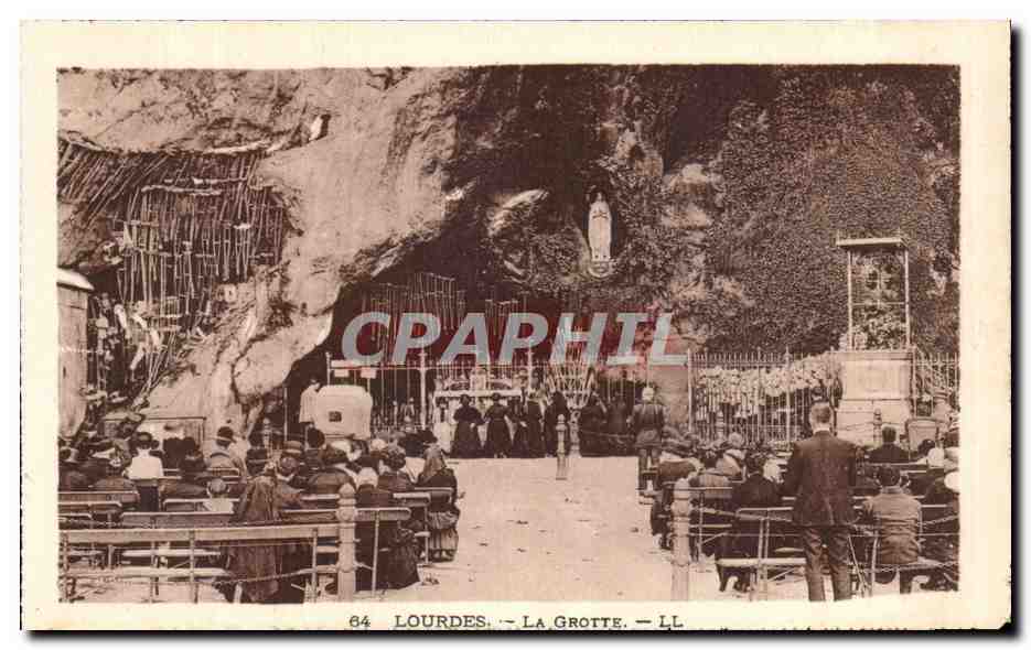 CPA Lourdes la Grotte 