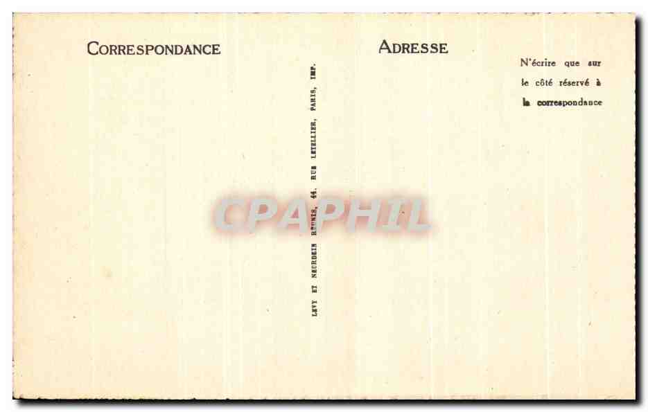 CPA Lourdes Saint Michel Et la Basilique — Verso
