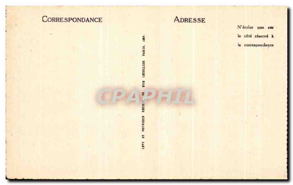 CPA Lourdes Apparition De la Vierge — Verso