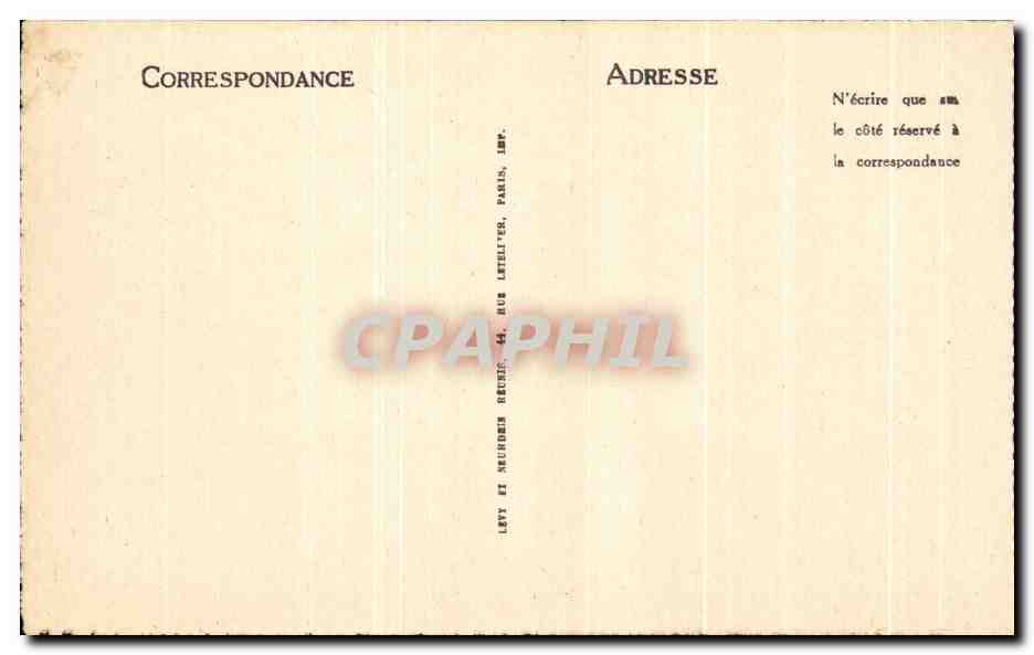 CPA Lourdes Les Bords Du Lac — Verso