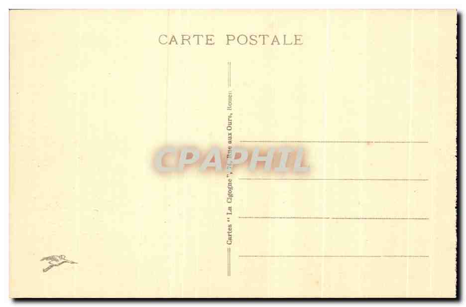 CPA Rouen Fontaine Sainte Marie — Verso