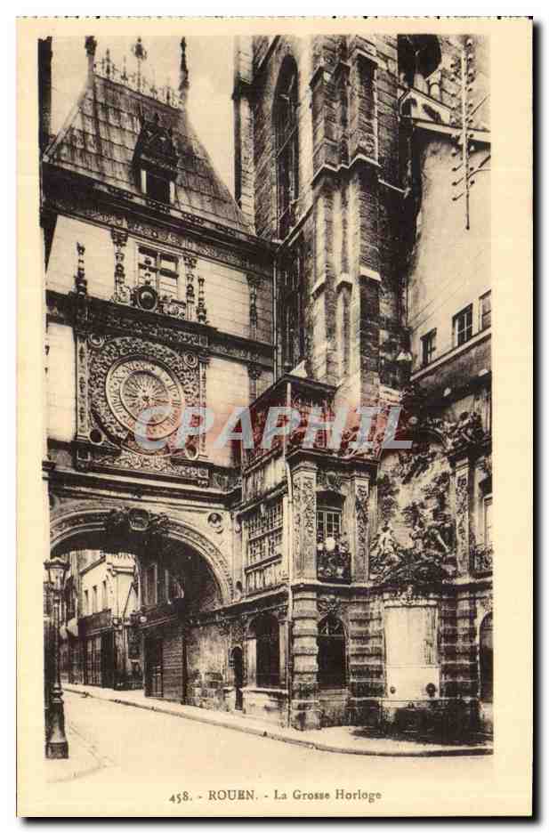 CPA Rouen La Grosse Horloge