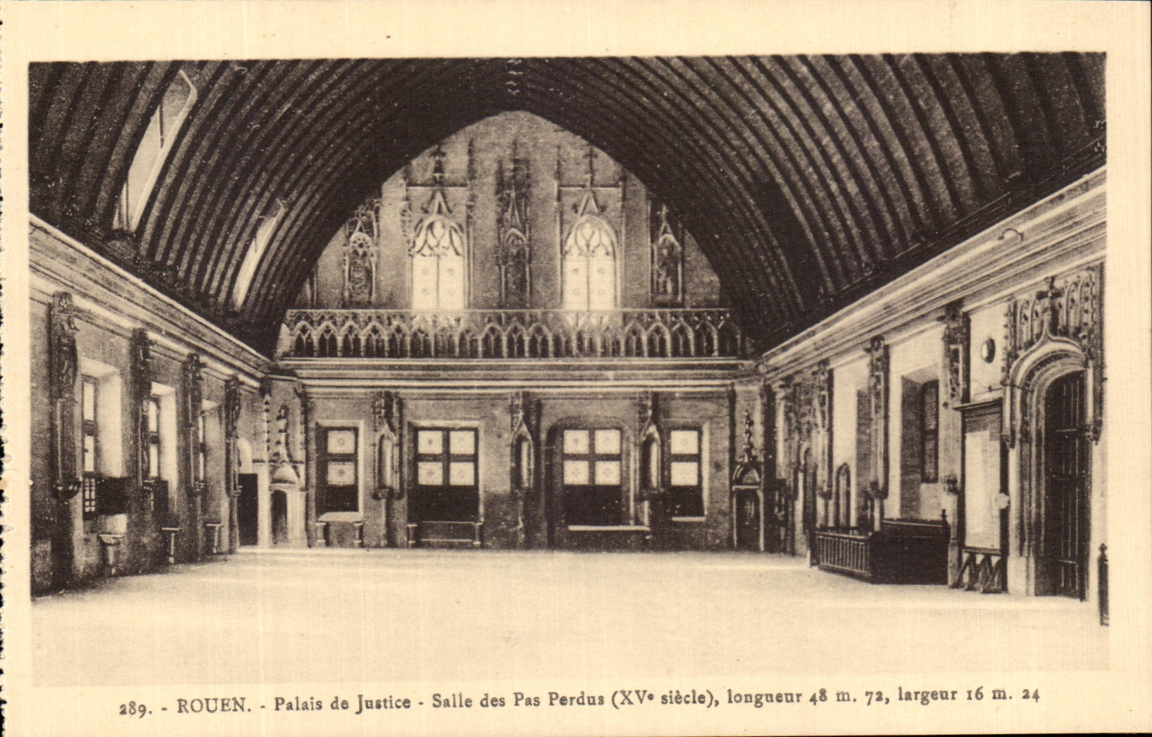 CPA Rouen Palais de Justice Salle des Pas Perdus