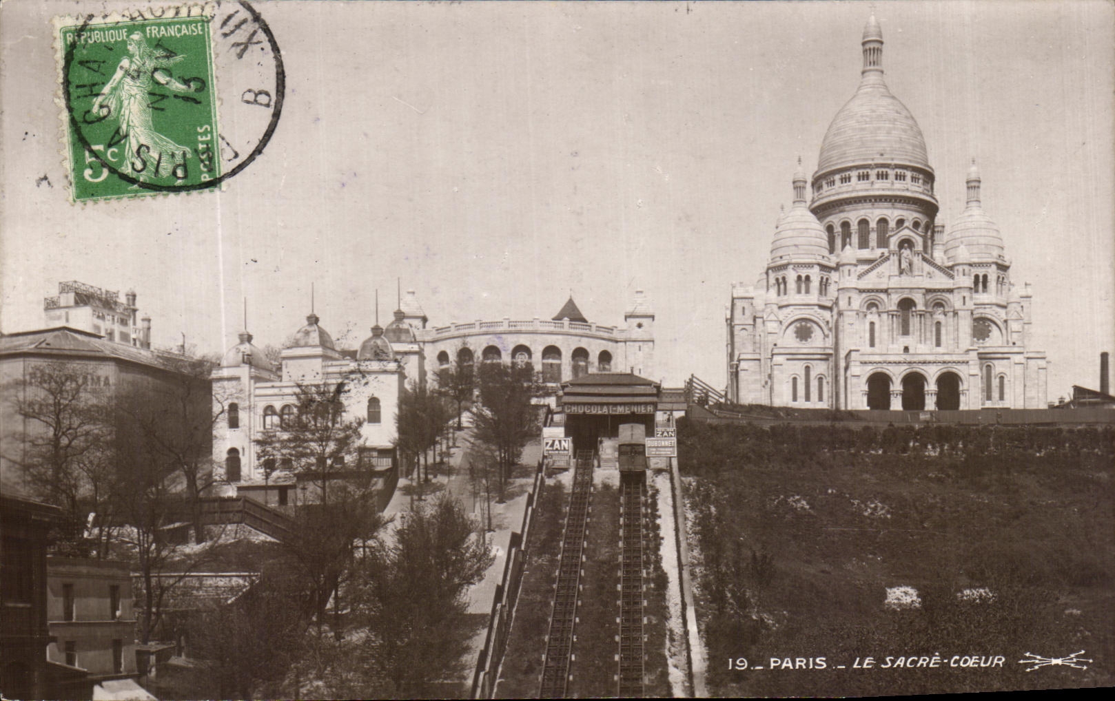 CPA Paris le Sacre Coeur Montmartre
