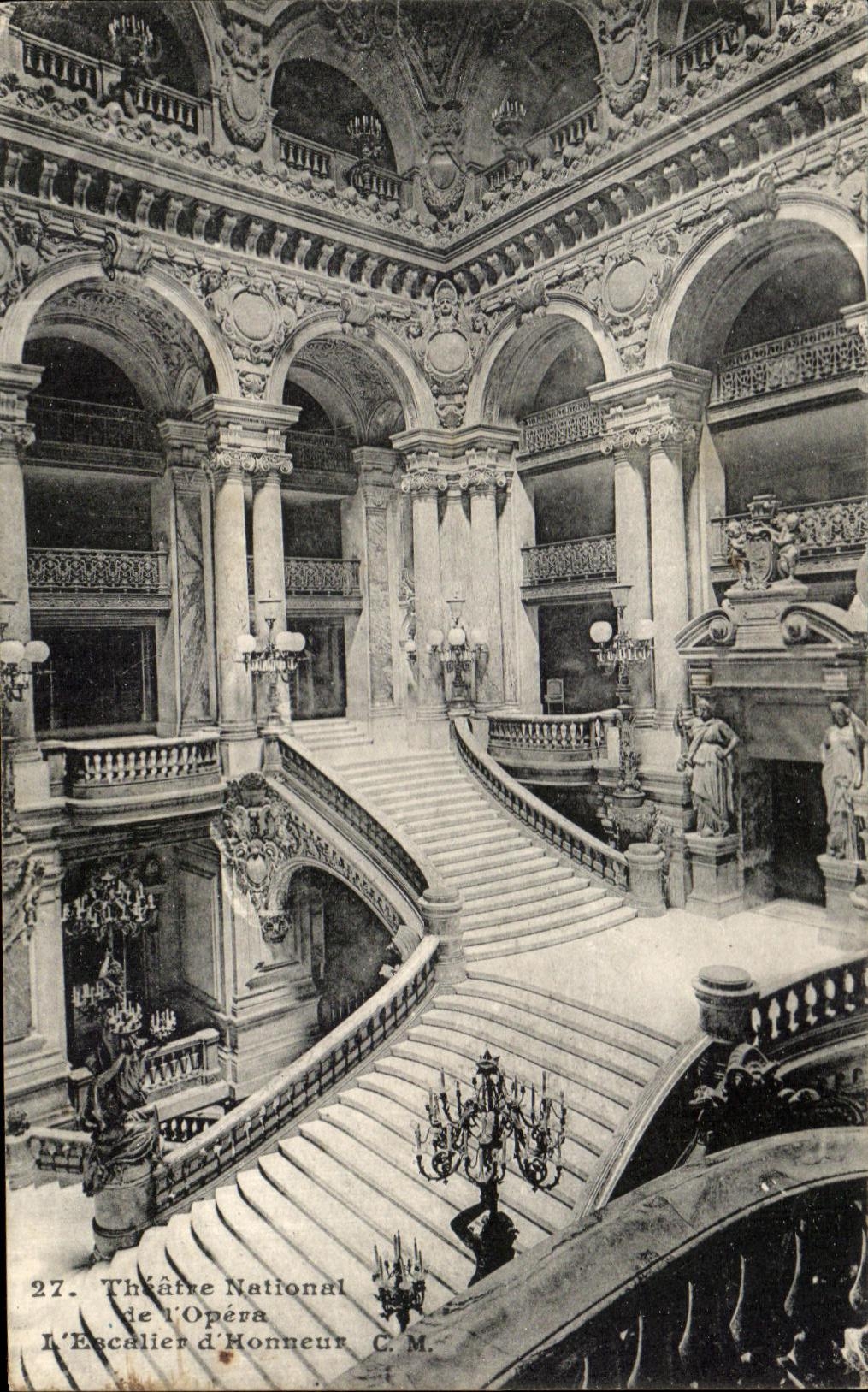 CPA Theatre National de l'opera L'Escalier d'honneur