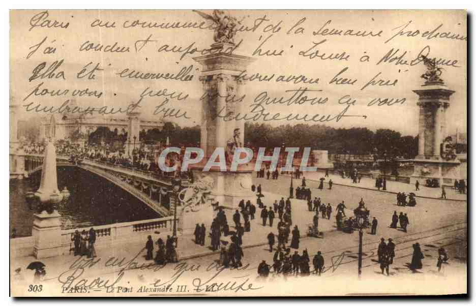 CPA Paris Le Pont Alexandre III