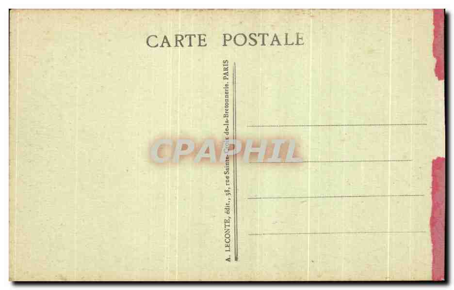 CPA Versailles La Voiture du Sacre de Charles X — Verso