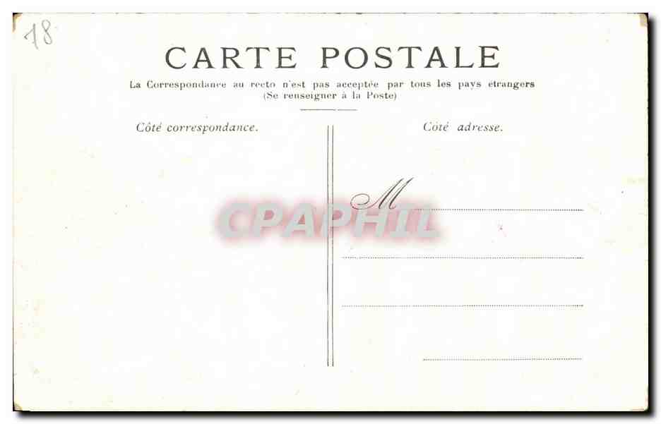 CPA Versailles Petit Trianon La maison du seigneur Chocolat Guerin Boutron Paris  — Verso