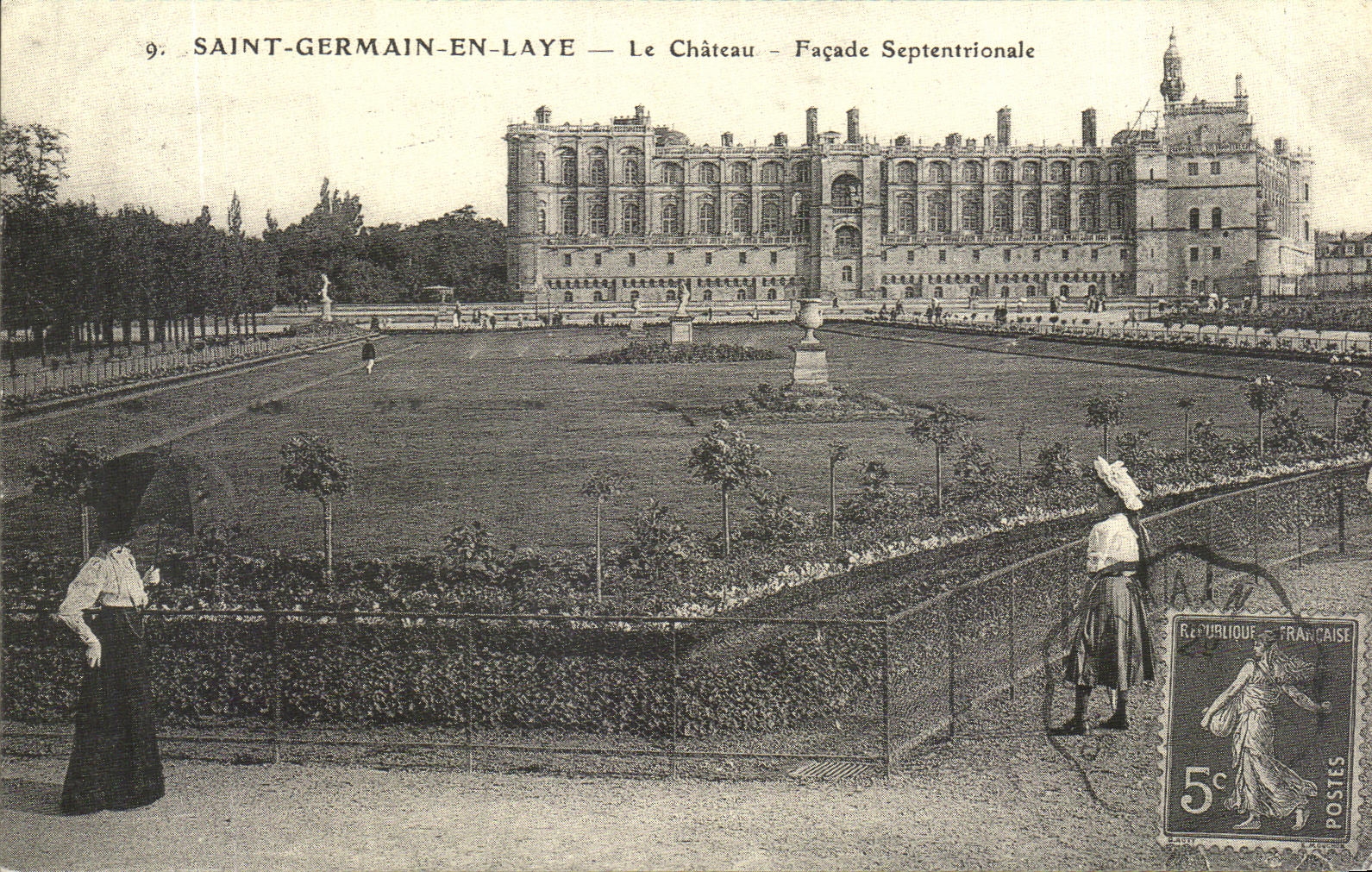 Saint-Germain-en-Laye — Das Schloss — Nordfassade — Édito-Service SA