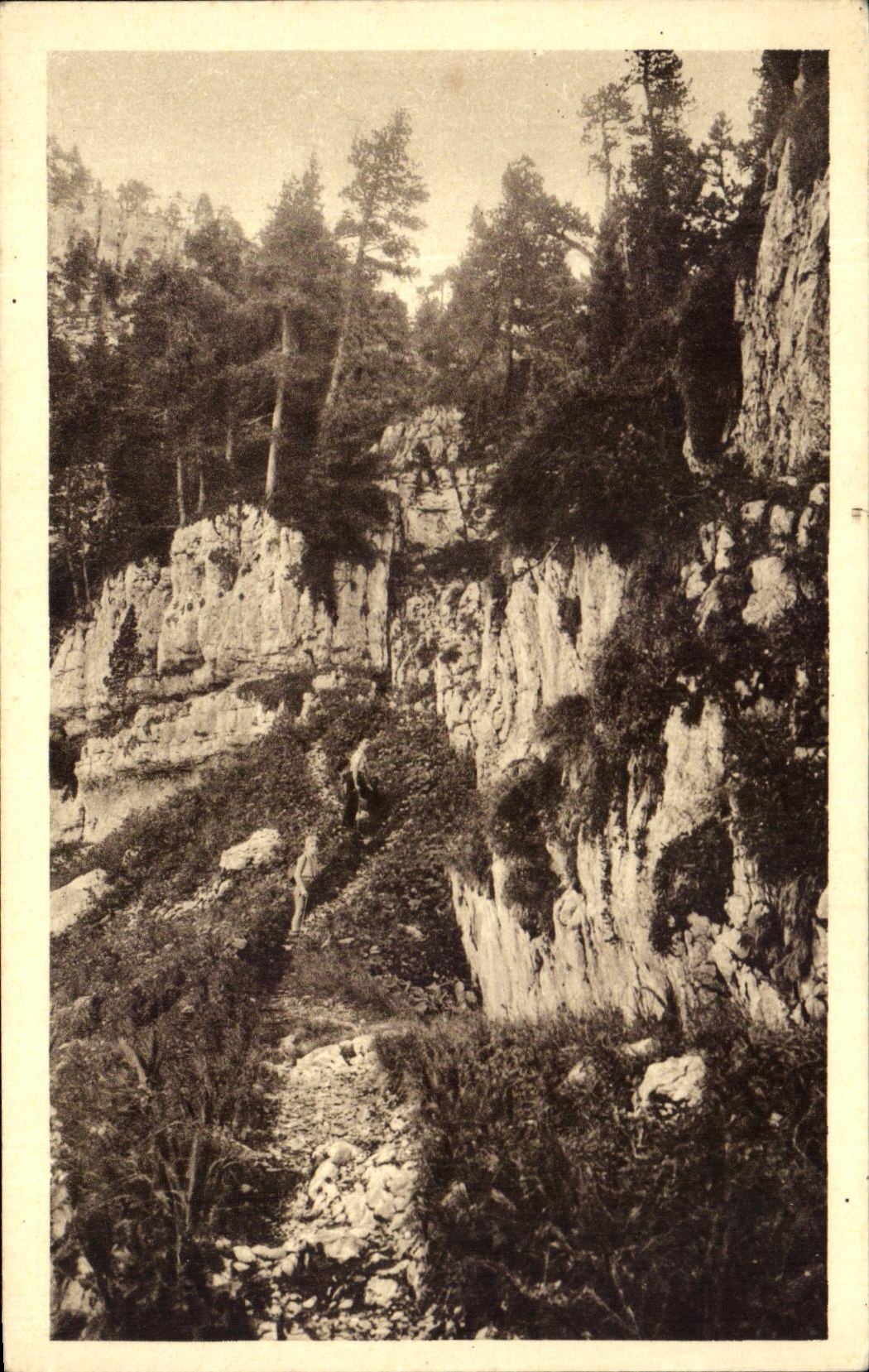 Dent de Crolles — Der Weg des Glaslochs — Verlag Brau & Cie, Grenoble, n°766