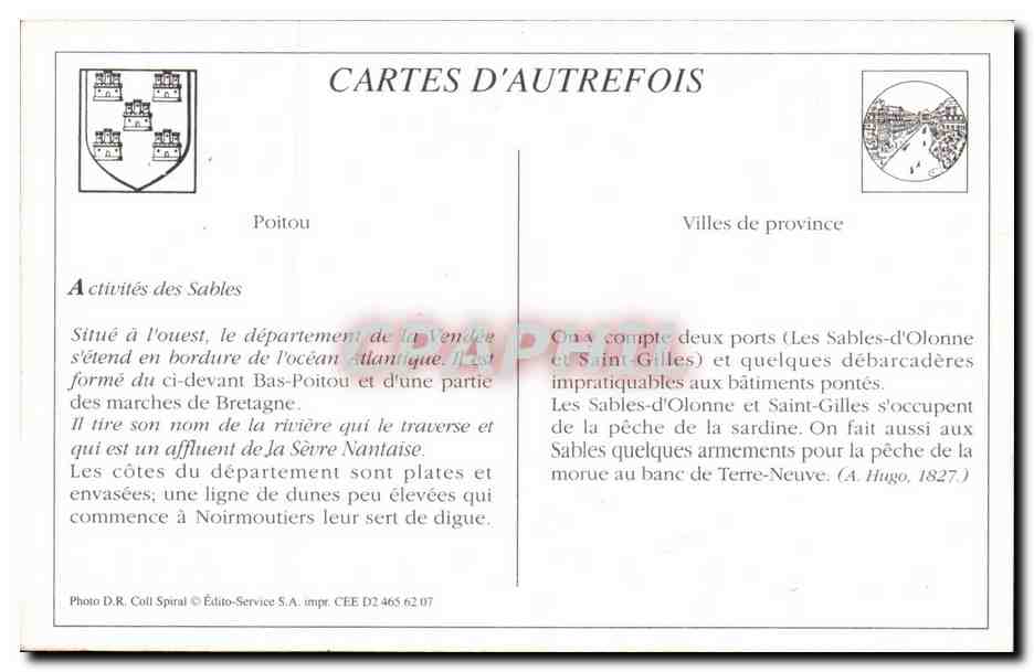 LES SABLES-D'OLONNE - Le Remblai et le Phare Rouge - Edition des Nouvelles Galerias, n°97 — Rückseite