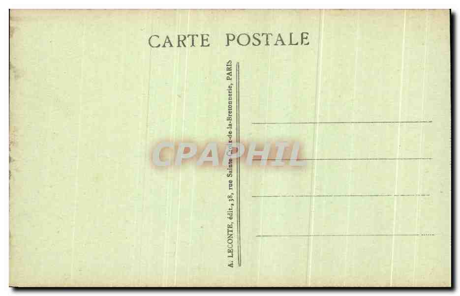 Versailles — Le Palais du Petit Trianon — A. L. — Verso