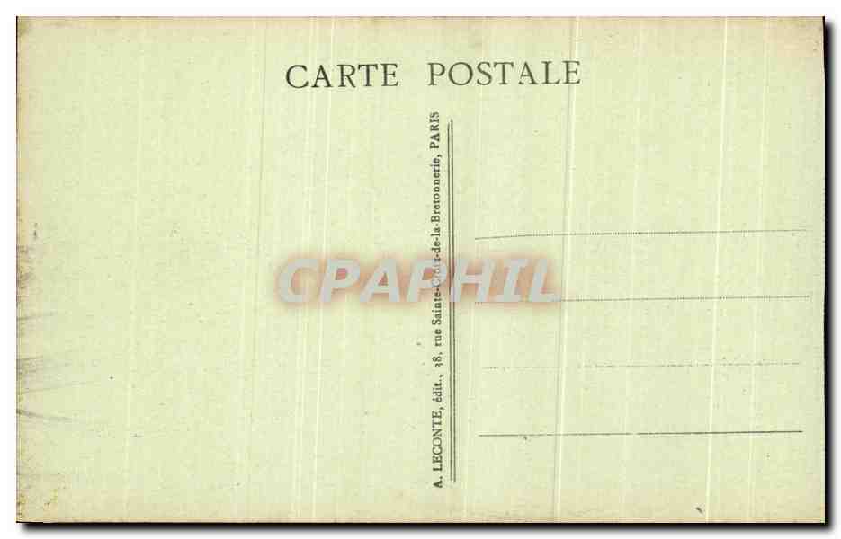 Versailles - Le Palais du Grand Trianon - Le Péristyle et les Jardins - A. L. — Verso