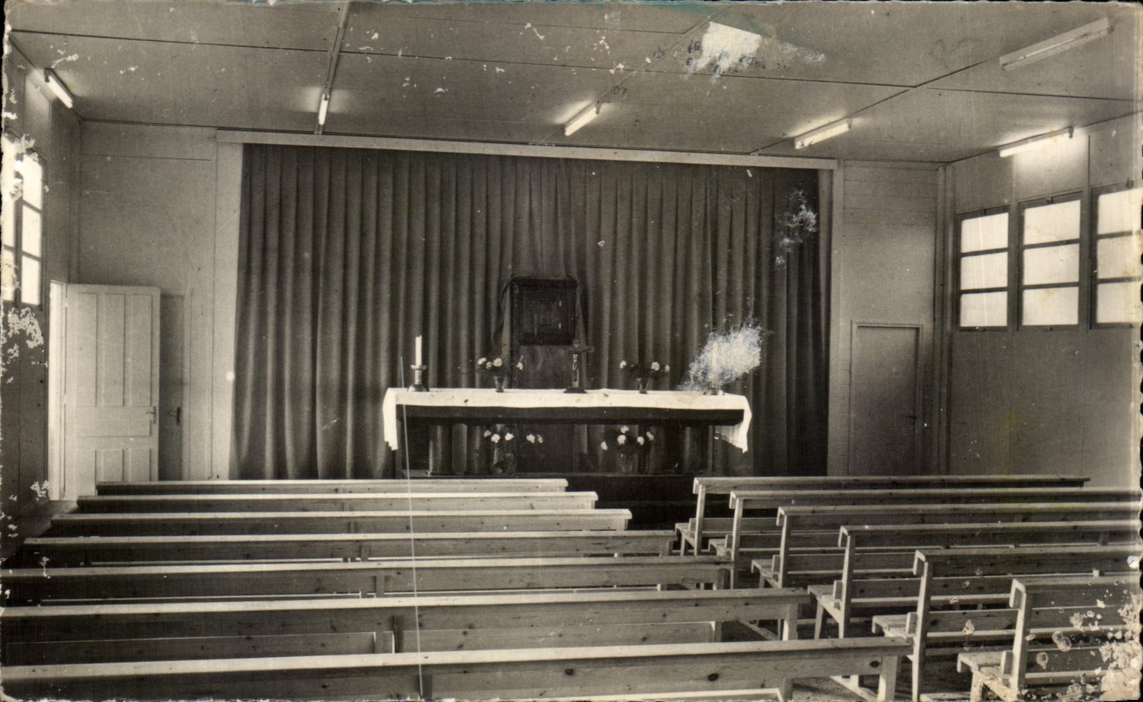 CPA Chapelle Saint Pie Boulevard Gausseiet Beziers L'Autel