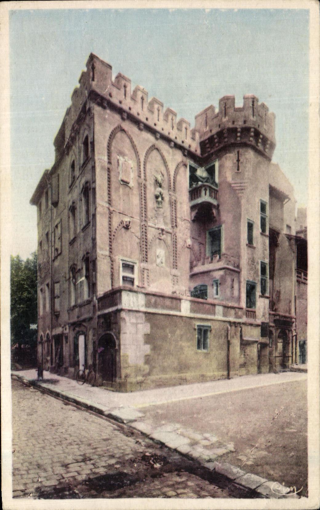 Alès (Gard) — Ancien Hôtel du Coq-Bardi — Comité P.P. MACON