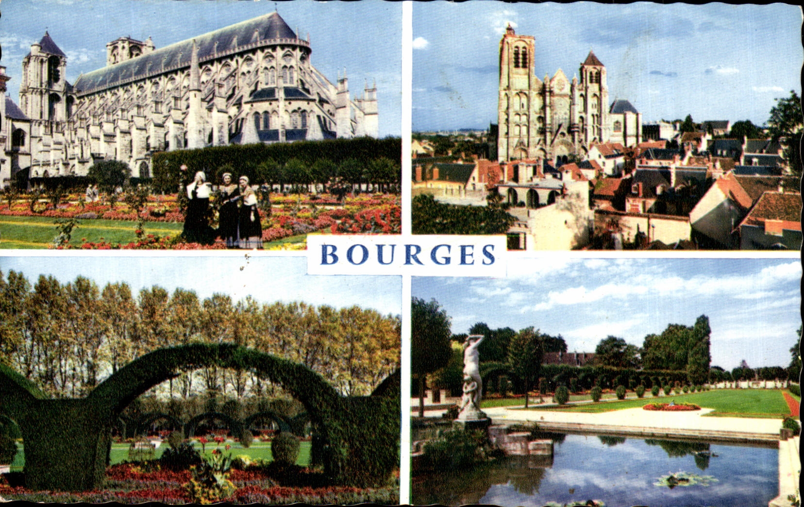 Bourges — Cathédrale Saint-Étienne, Jardin des Prés Fichaux — Éditions « Théolojac »