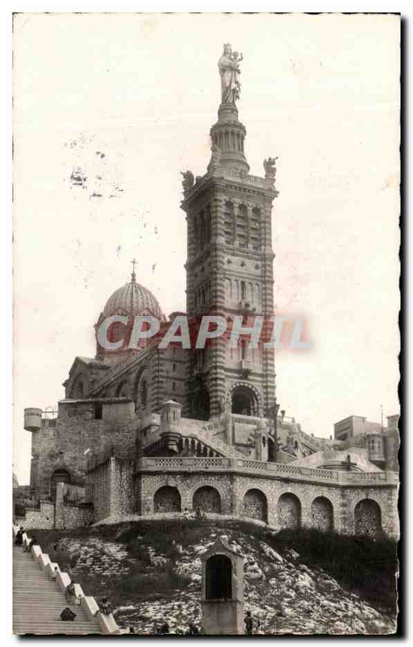 CPA Marseille Basilique Notre Dame De La Garde