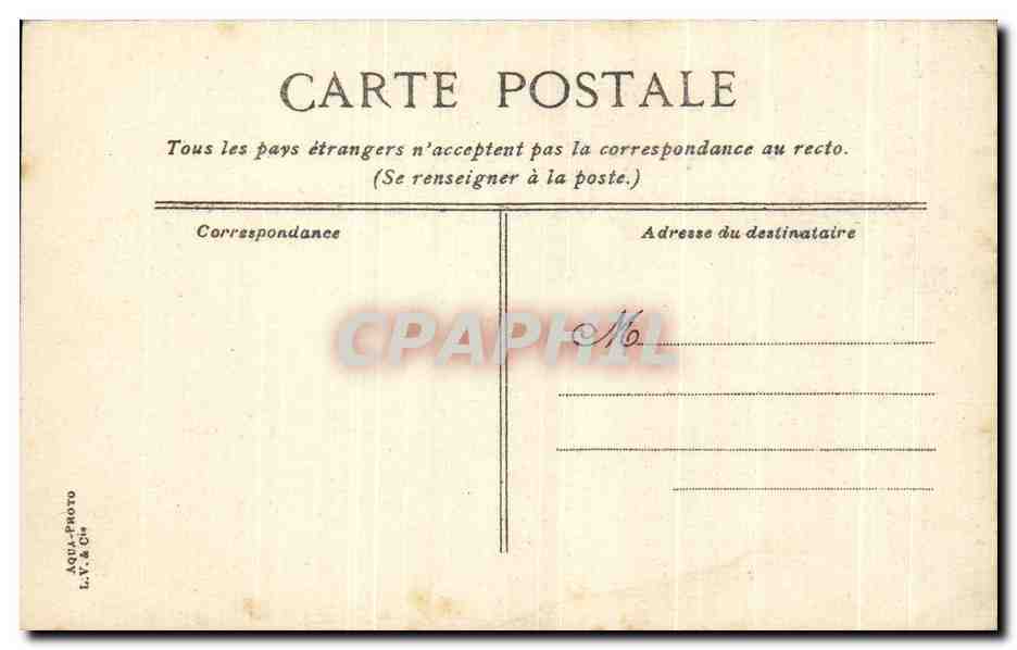 CPA Evian les Bains Terrasse du jardin anglais  — Verso