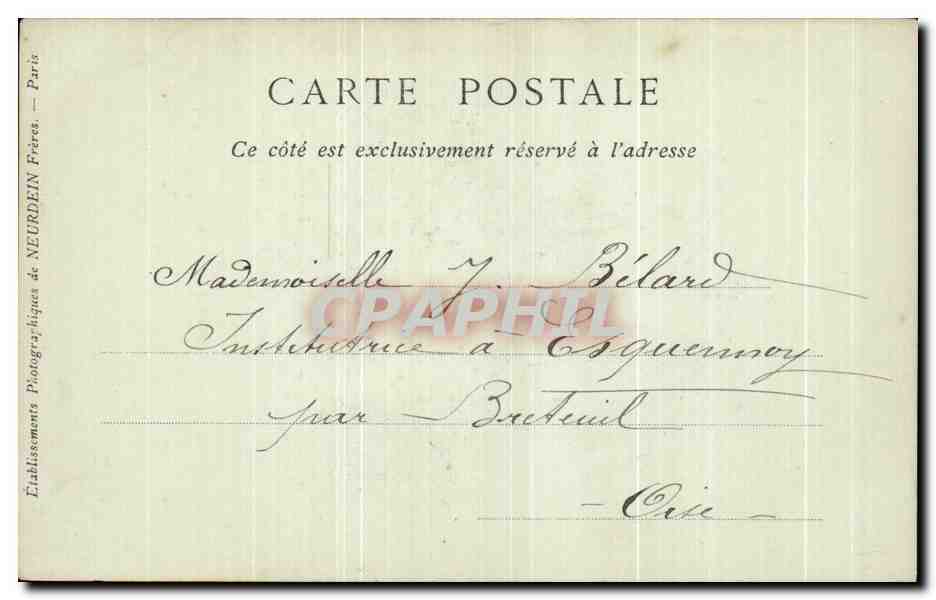 CPA Princesse Des Ursins Anne marie de la Tremoille  — Verso