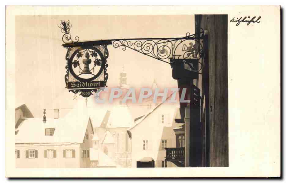 Kitzbühel — Hôtel de ville et enseigne du 'Seidlwirt' — Photo de Wilhelm Tiral, Kitzbühel