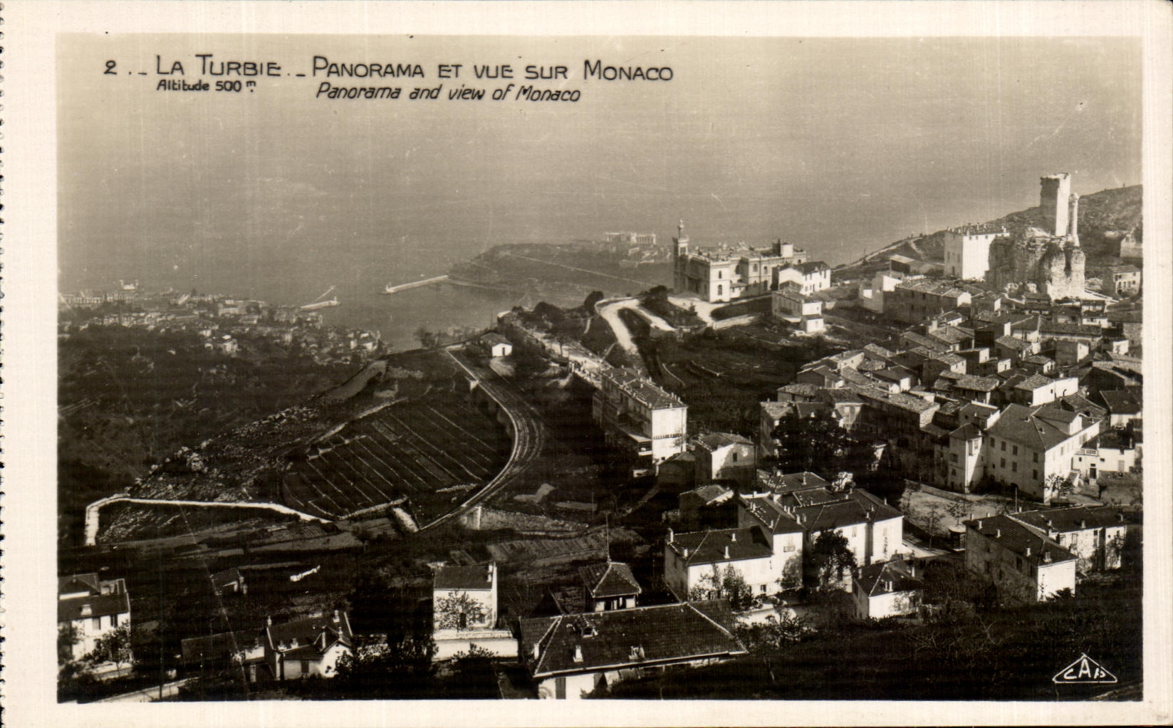 La Turbie — Panorama e vista su Monaco — C.A.P. Strasbourg