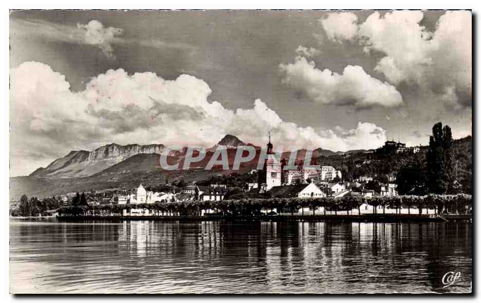 CPA Evian les Bains et la dent d'Oche