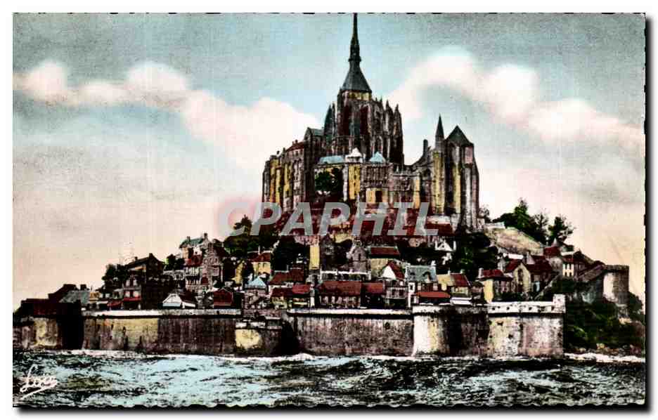 CPA Cote D'Emeraude Le Mont Saint Michel Cote Est