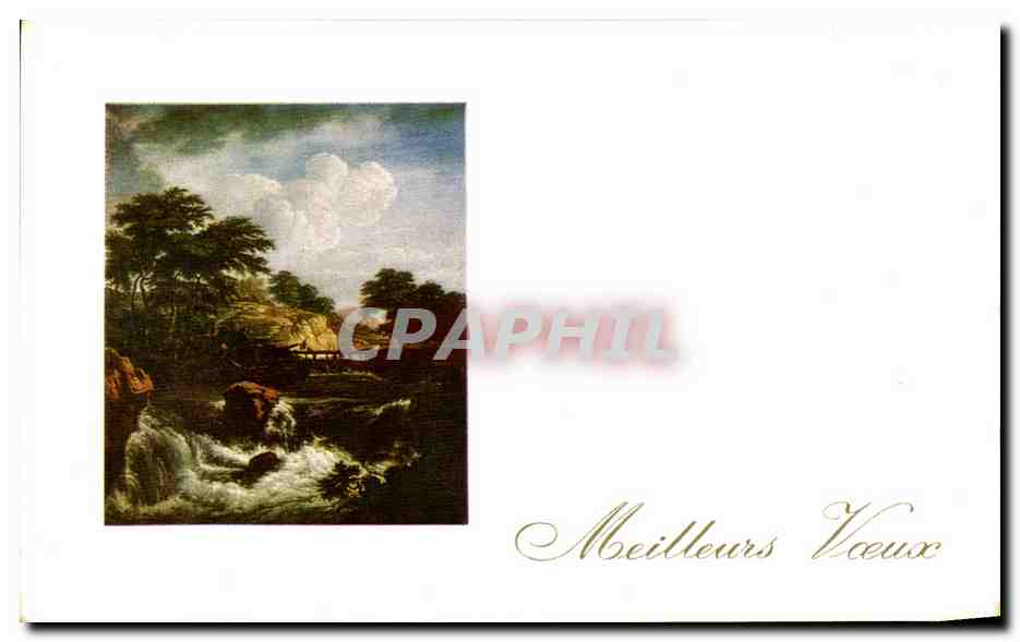 Coup de soleil sur la cascade — Van Ruisdael — Imp. et Ed. BRAUN S.A. 1978