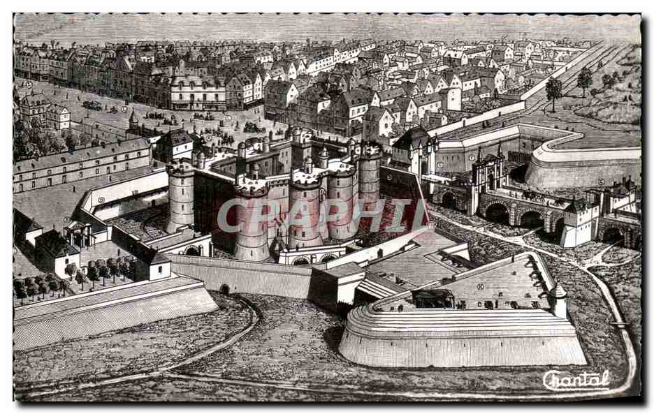 CPA La Bastille En 1650 Entree de la Bastille Paris 