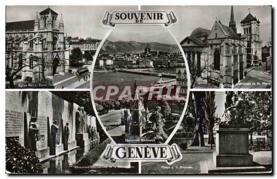 CPA Souvenir De Geneve