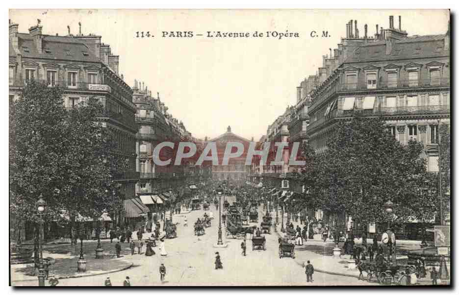 CPA Paris L'Avenue De I'Opera