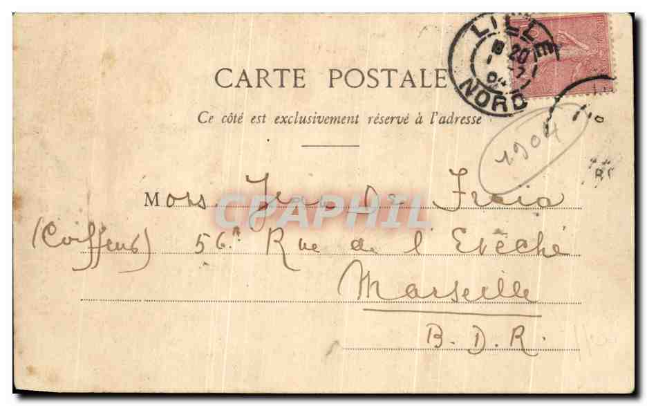 CPA Paris Eglise Saint Laurent  — Rückseite