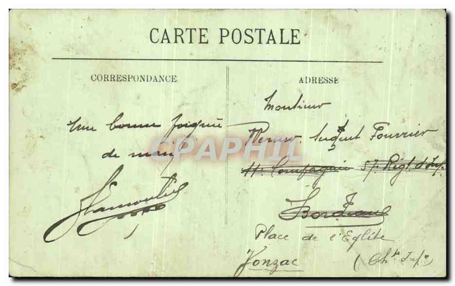 CPA Vichy Le Casino La Veranda — Reverso